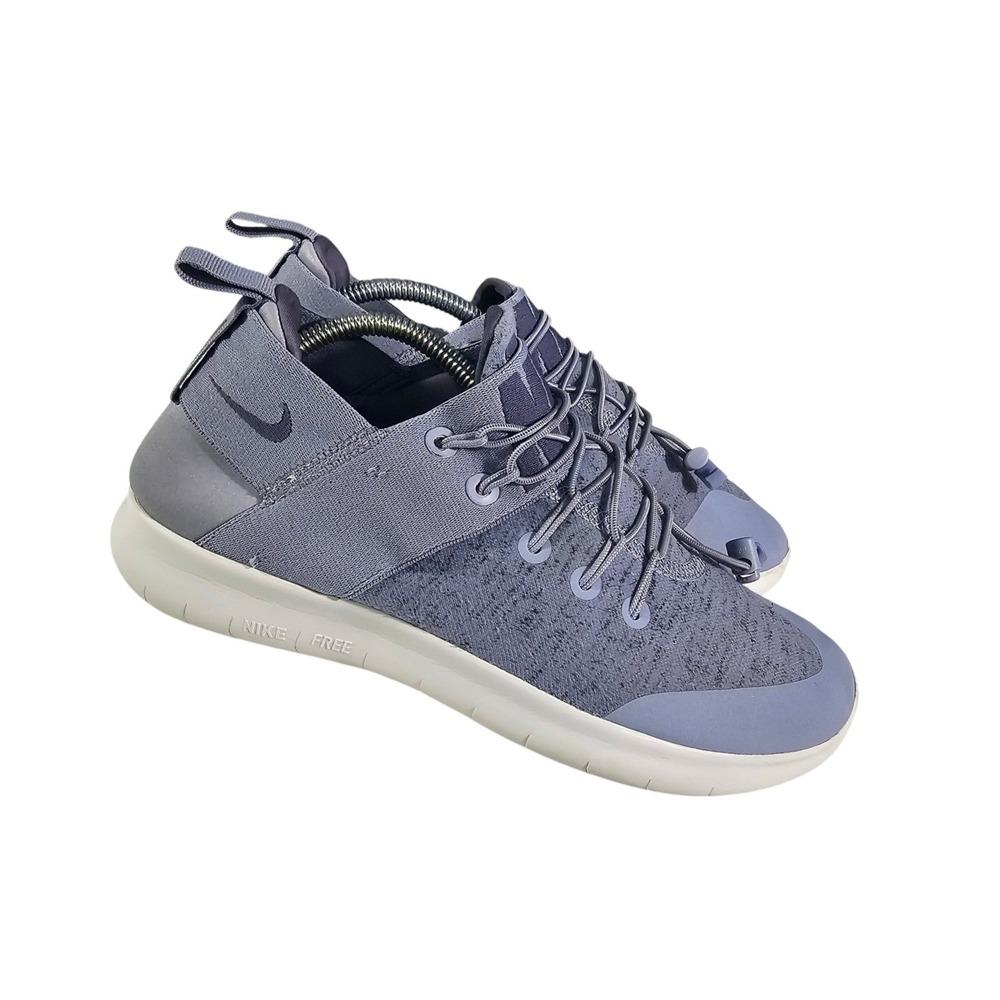 Nike Free RN Commuter (CMTR) 2017 Premium Women 8.5 Glacier Grey Light Blue Fury